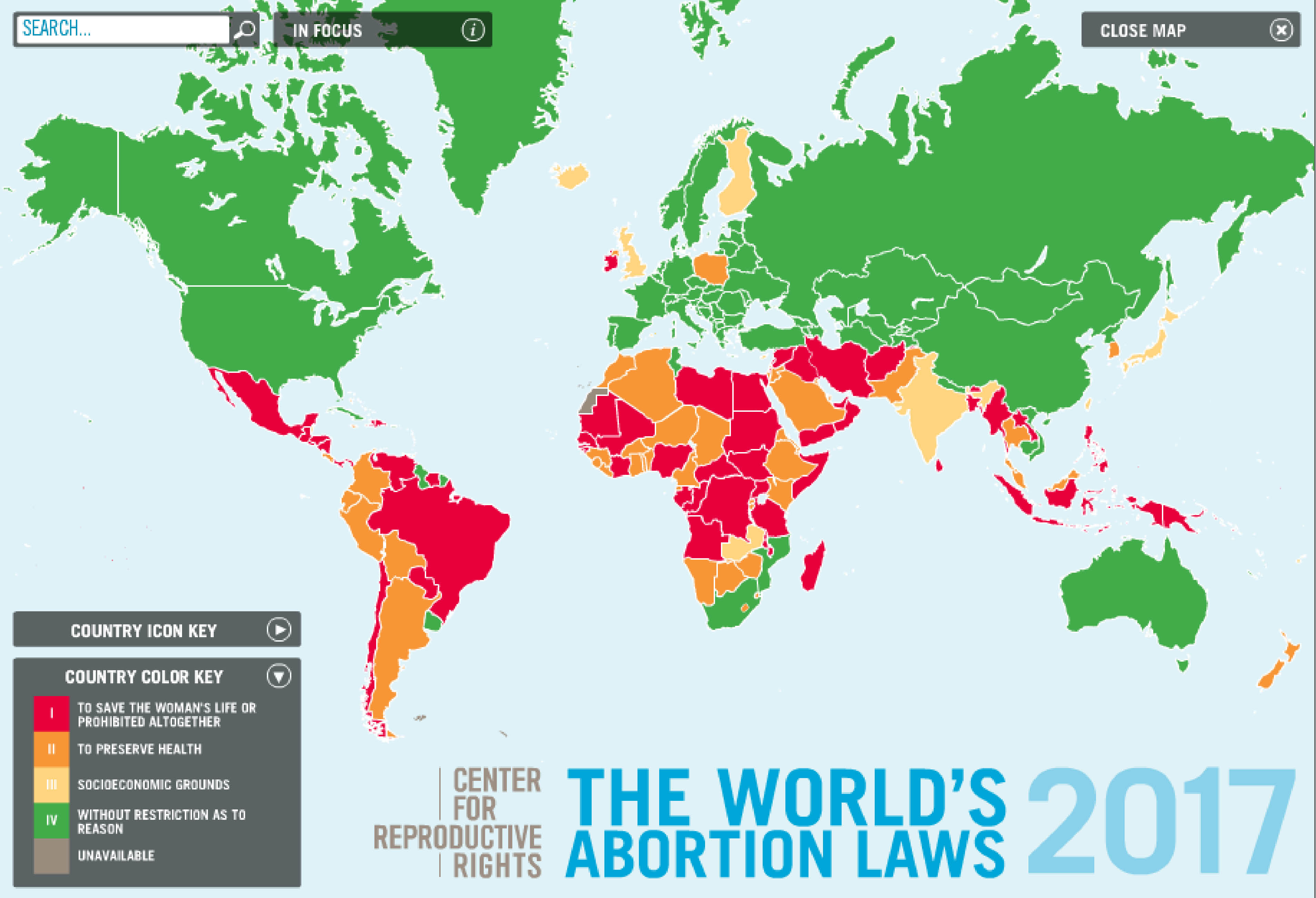 El Mapa Mundial Del Derecho Al Aborto | Pausa