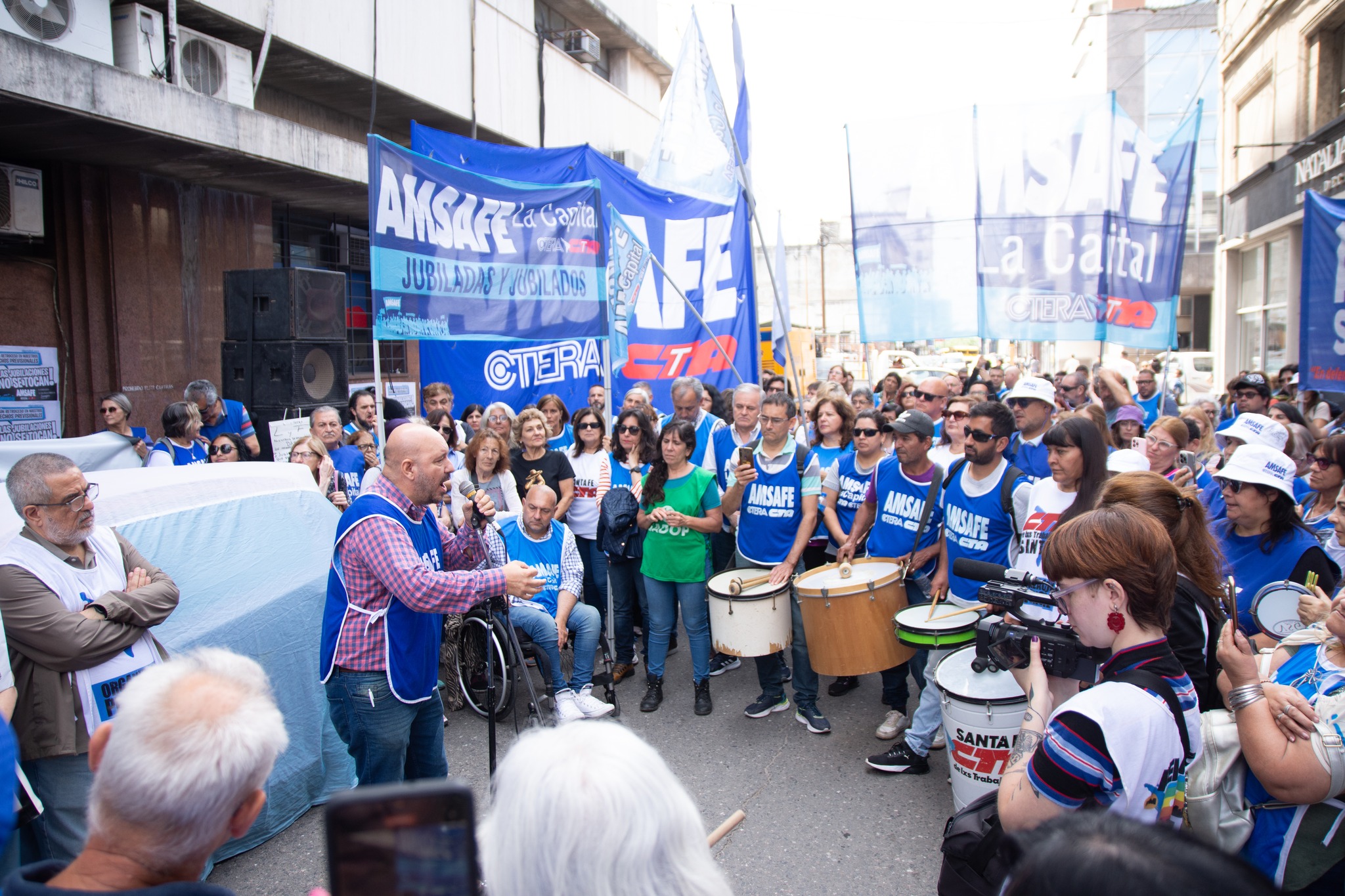 amsafe protesta jubilados